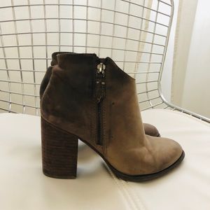 Lightly worn, Aldo grey ankle boots.